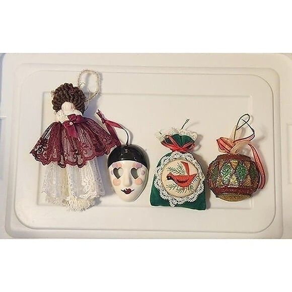 Vintage Christmas Ornament Lot - Picture 1 of 9
